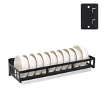 Étagère de cuisine murale en acier inoxydable, support à bols suspendu, porte-bols