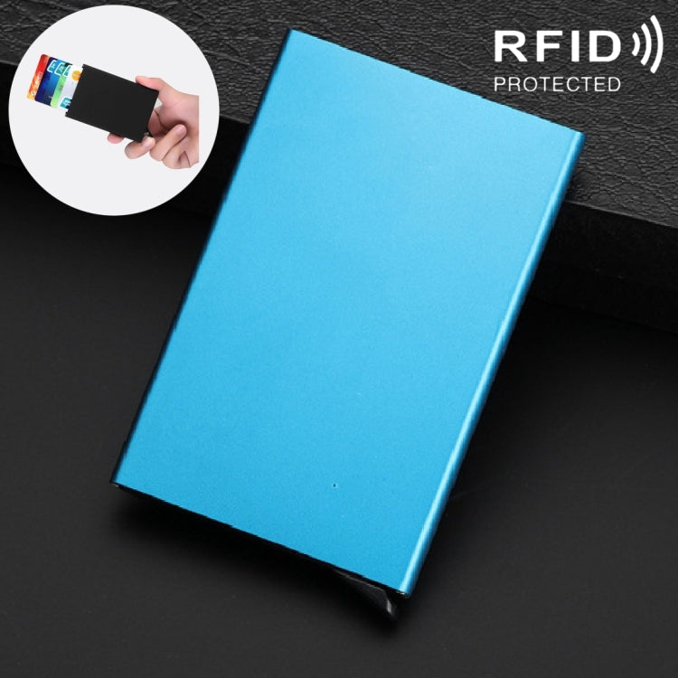 Porte-cartes de visite en acier inoxydable anti-magnétique PU, étui pour cartes de crédit, Taille : 10*6.2*0.8cm