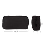 Sac de Rangement de Voyage Numérique Multifonction Simple pour Téléphones, Power Bank, Clé USB, Écouteurs, Câble de Données, etc., Petite Taille : 16*11*5cm, Taille : 16*11*5cm Noir, Taille : 16*11*5cm Rose, Taille : 16*11*5cm Gris, DY01 16x11x5cm
