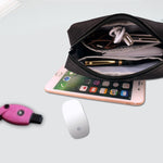 Sac de Rangement de Voyage Numérique Multifonction Simple pour Téléphones, Power Bank, Clé USB, Écouteurs, Câble de Données, etc., Petite Taille : 16*11*5cm, Taille : 16*11*5cm Noir, Taille : 16*11*5cm Rose, Taille : 16*11*5cm Gris, DY01 16x11x5cm