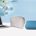 Sac de Rangement de Voyage Numérique Multifonction Simple pour Téléphones, Power Bank, Clé USB, Écouteurs, Câble de Données, etc., Petite Taille : 16*11*5cm, Taille : 16*11*5cm Noir, Taille : 16*11*5cm Rose, Taille : 16*11*5cm Gris, DY01 16x11x5cm