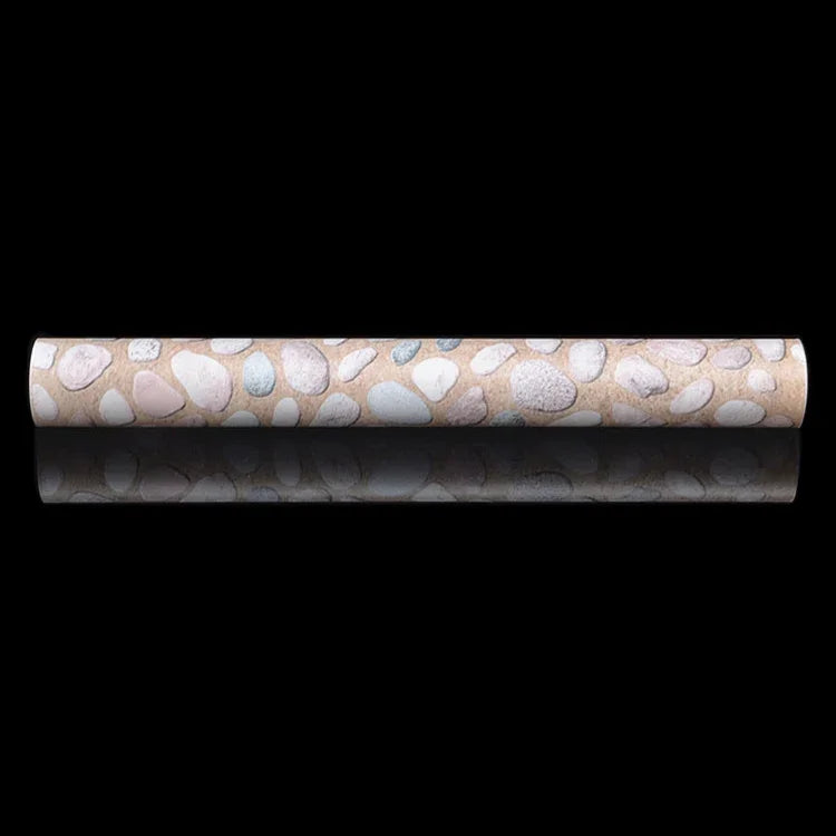 Papier peint autocollant décoratif en briques de pierre 3D Cobblestone Creative pour chambre et salon, papier peint mural étanche, rouleau, taille : 45 x 1000cm, Cobblestone