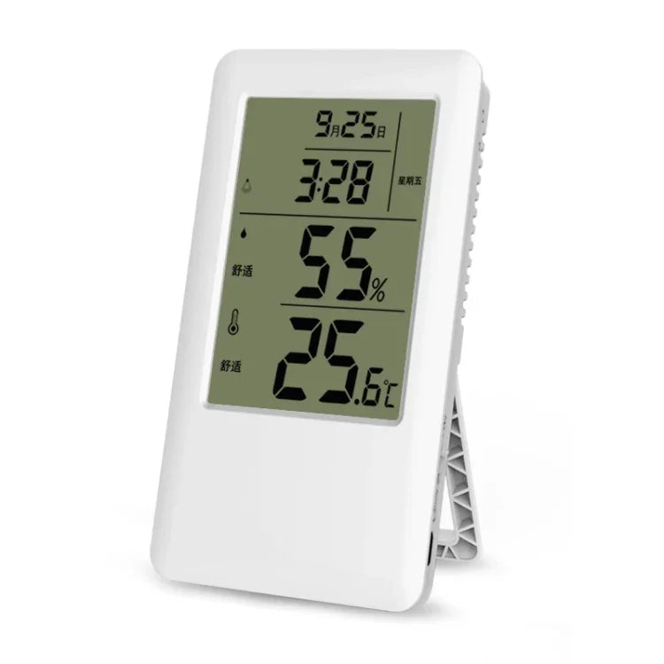 Thermomètre hygromètre d'intérieur réglable MC501, version rechargeable, MC501 version rechargeable