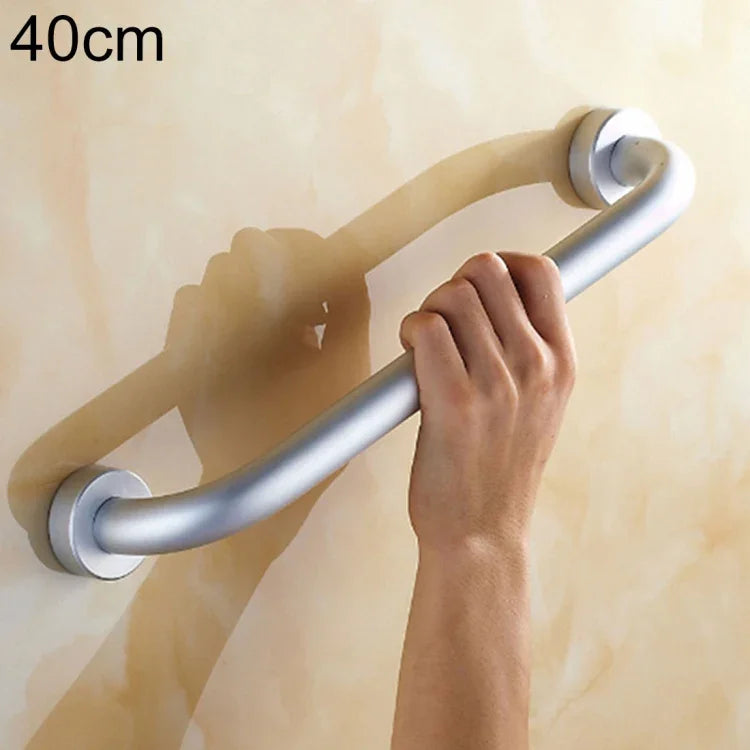Appui-bras en aluminium spatial de 40 cm pour salle de bain sans obstacle et sécurisé, 40cm