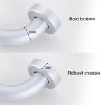 Accoudoir de salle de bain en aluminium sans obstacle et sécurisé de 30 cm, 30 cm