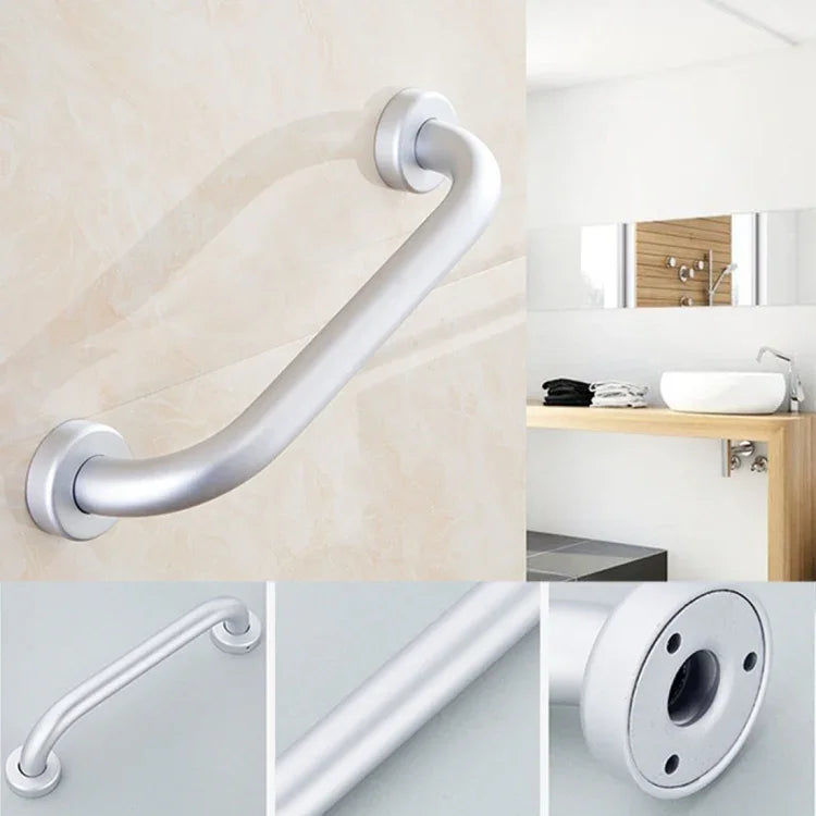 Accoudoir de salle de bain en aluminium sans obstacle et sécurisé de 30 cm, 30 cm