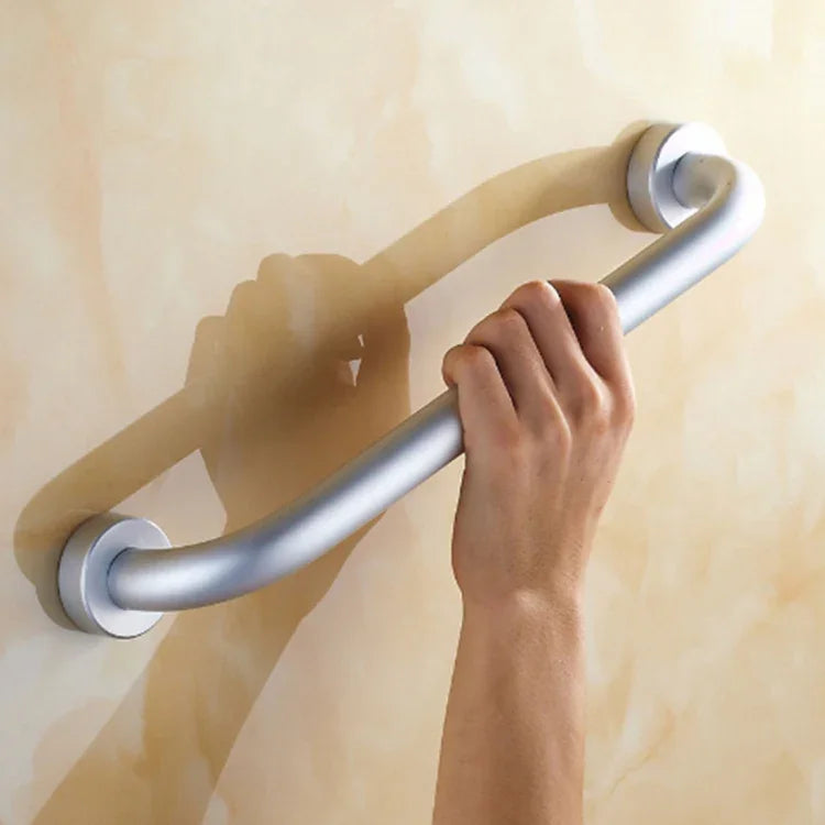 Accoudoir de salle de bain en aluminium sans obstacle et sécurisé de 30 cm, 30 cm