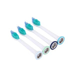 4 têtes de brosse de rechange pour brosse à dents électrique Philips