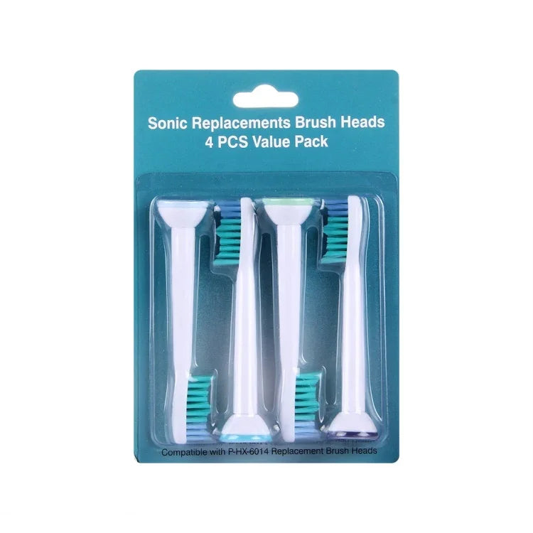 4 têtes de brosse de rechange pour brosse à dents électrique Philips