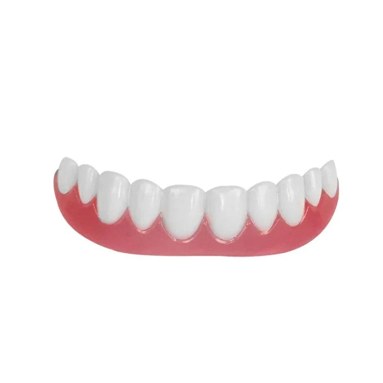 Appareil dentaire de blanchiment en silicone, simulation de dents, ajustement confortable, outils de beauté pour prothèses dentaires incurvées, longueur : 7 cm