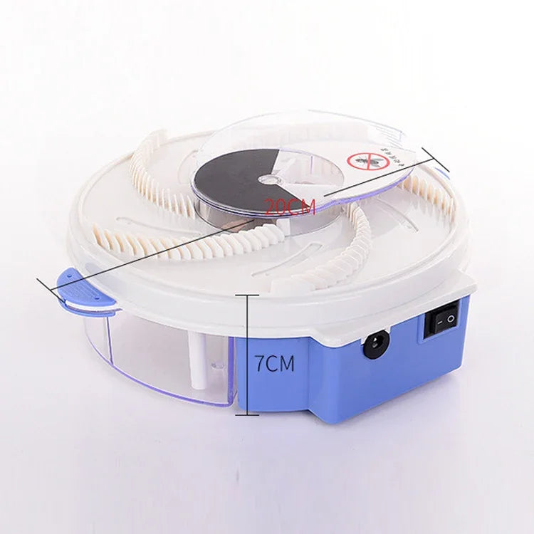 Attrape-mouches rotatif électrique Piège à mouches Tueur de moustiques Répulsif, prise US, prise US