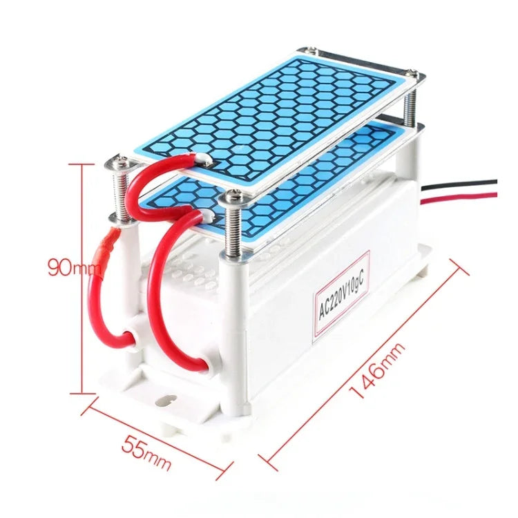 Générateur d'ozone intégré à plaque céramique haute température 220 V 10 g purificateur d'air, CA 220 V 10 G