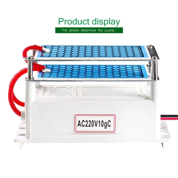 Générateur d'ozone intégré à plaque céramique haute température 220 V 10 g purificateur d'air, CA 220 V 10 G