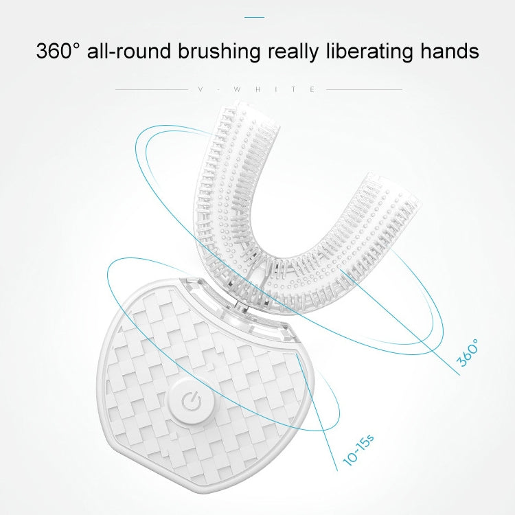Instrument de beauté électrique automatique en silicone Vwhite 3 modes de nettoyage