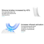 Instrument de beauté électrique automatique en silicone Vwhite 3 modes de nettoyage