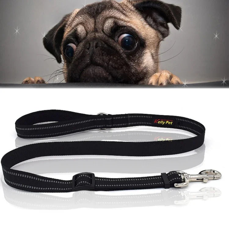 Laisse de traction portable réfléchissante et respirante en nylon pour chiens de compagnie, taille : M, plage de réglage : 2,5*(100-140cm), taille : M, plage de réglage : 2,5*(100-140cm)