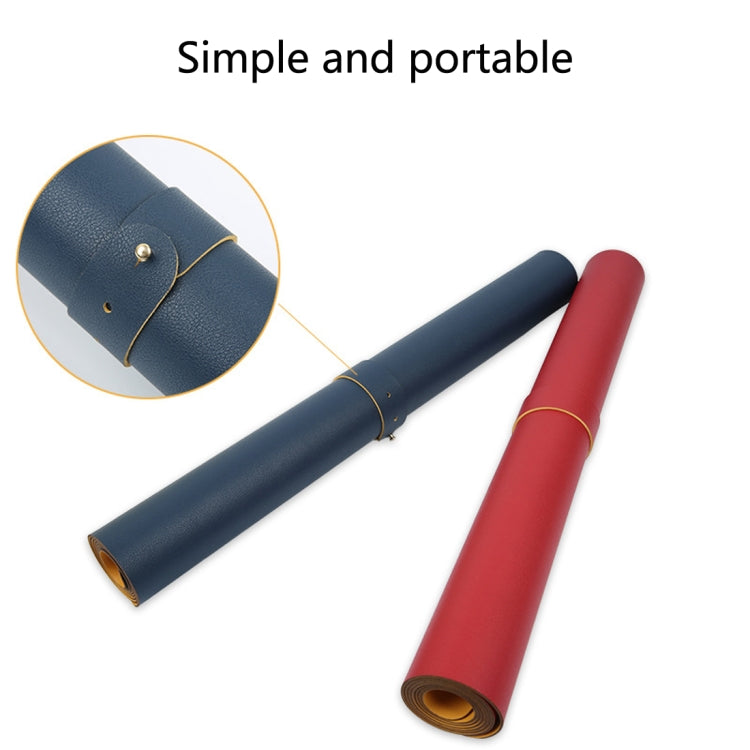 Tapis de souris double face multifonction en cuir PU pour bureau tapis clavier tapis de table tapis de bureau ordinateur, taille : 80 x 40cm