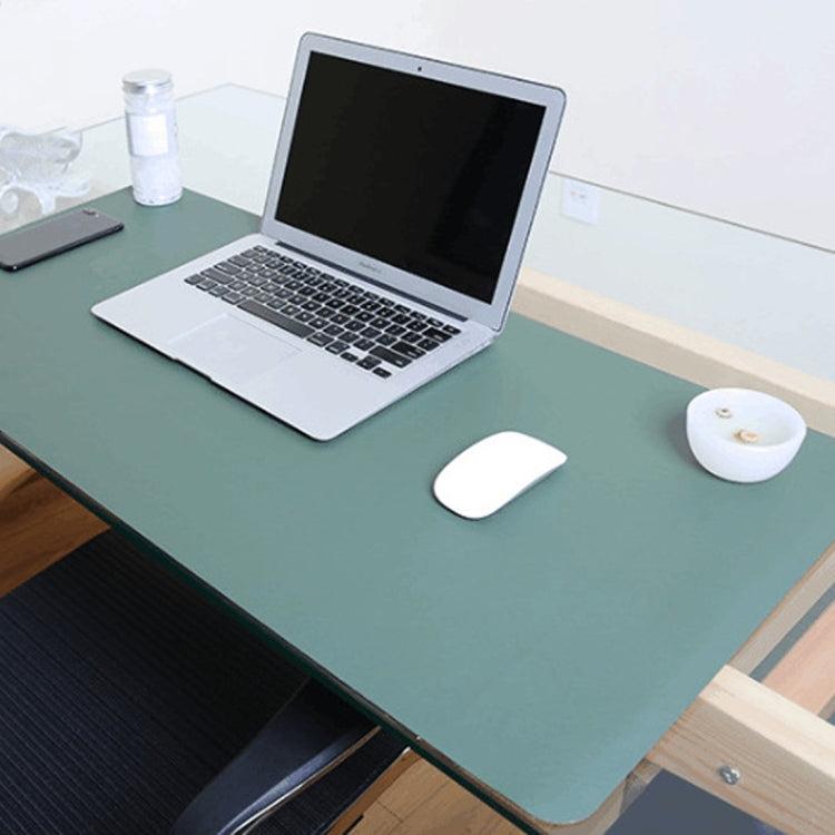 Multifunction Business Double Sided PU Leather Mouse Pad Keyboard Pad Table Mat Computer Desk Mat, Size: 120 x 60cm, Size: 120 x 60cm(Black Red), Size: 120 x 60cm, Size: 120 x 60cm(Green + Silver), Size: 120 x 60cm(Blue + Yellow)
