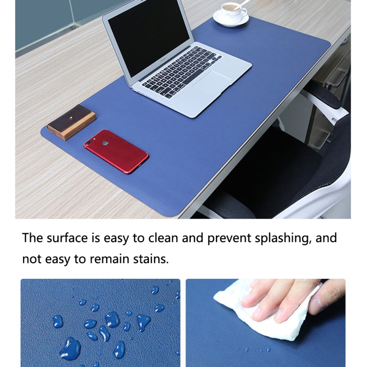 Multifunction Business PU Leather Mouse Pad Keyboard Pad Table Mat Computer Desk Mat, Size: 120 x 60cm, Size: 120 x 60cm(Green), Size: 120 x 60cm(Sapphire Blue), Size: 120 x 60cm(Baby Blue), Size: 120 x 60cm(Apricot), Size: 120 x 60cm(Black)           ...