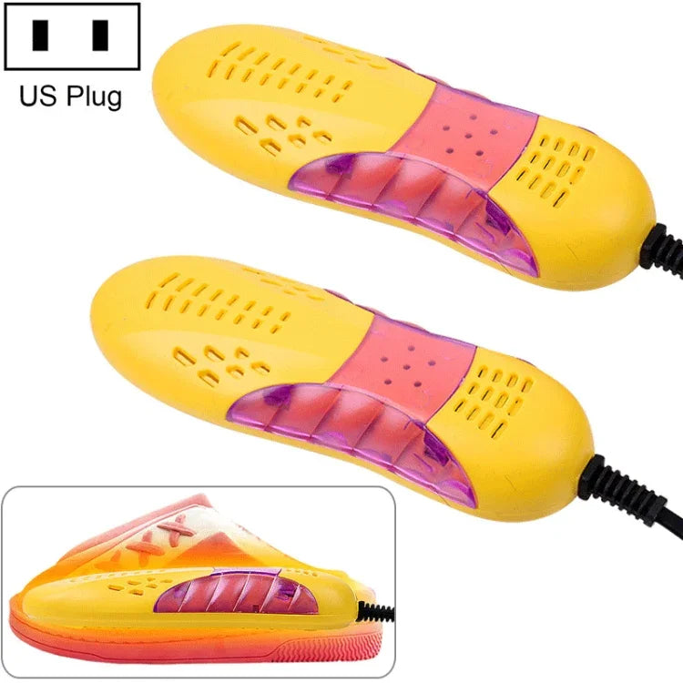 Sèche-chaussures déshumidificateur désodorisant multifonctionnel pour la maison avec éclairage, prise US, prise US