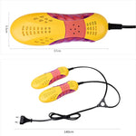 Sèche-chaussures déshumidificateur désodorisant multifonctionnel pour la maison avec éclairage, prise US, prise US