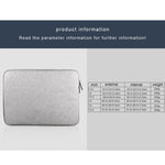 Sac intérieur souple universel en tissu Oxford pour ordinateur portable et tablette jusqu'à 15,6 pouces, noir 15,6 pouces, rose 15,6 pouces, gris 15,6 pouces, bleu 15,6 pouces, bleu marine 15,6 pouces, gris foncé 15,6 pouces
