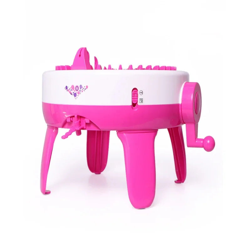 Machine à tricoter pour enfants DIY avec 40 aiguilles, jouet de tricot pour enfants