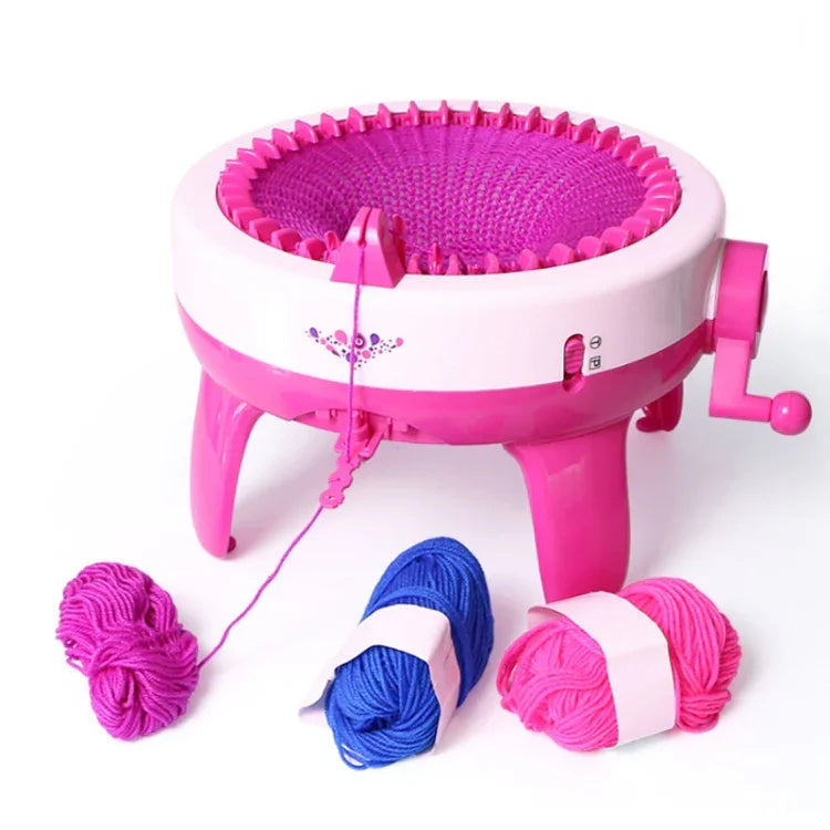 Machine à tricoter pour enfants DIY avec 40 aiguilles, jouet de tricot pour enfants
