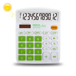Calculatrice de bureau colorée OSALO OS-837VC 12 chiffres, double alimentation solaire