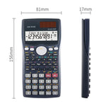 Calculatrice scientifique multifonction OSALO OS-991MS à affichage double ligne 10+2 chiffres, calculatrice solaire à double alimentation, OS-991MS