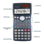 Calculatrice scientifique multifonction OSALO OS-991MS à affichage double ligne 10+2 chiffres, calculatrice solaire à double alimentation, OS-991MS