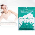 Serviette de Bain Jetable en Coton Portable pour Voyage, Taille : 140x65cm, Serviette de Bain Jetable