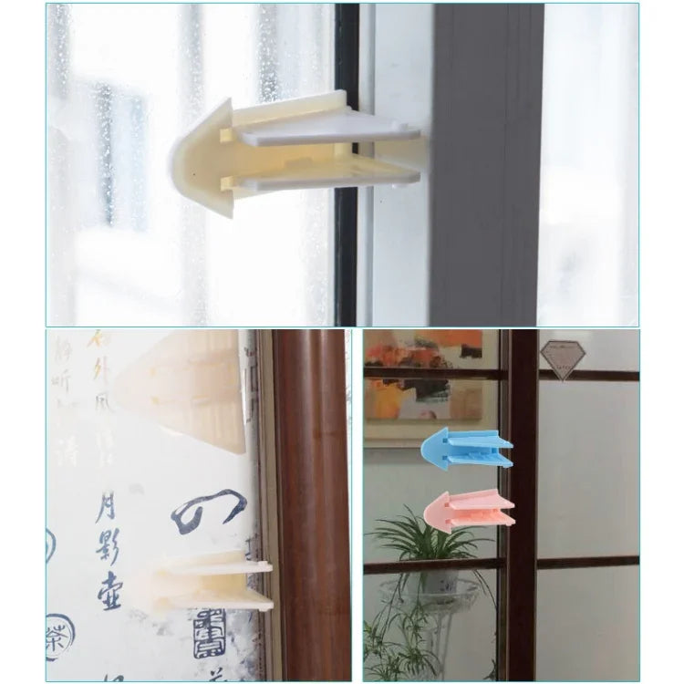 Serrure de sécurité pour fenêtre Serrure coulissante pour porte-fenêtre Butée de porte et fenêtre pour enfants