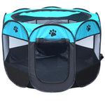 Tente pour chien pliable octogonale en tissu Oxford imperméable, clôture extérieure pour animaux de compagnie, M, Taille : 91 x 91 x 58cm, Taille : M (Jaune), Taille : M (Rouge), Taille : M (Magenta), Taille : M (Bleu), Taille : M (Café)