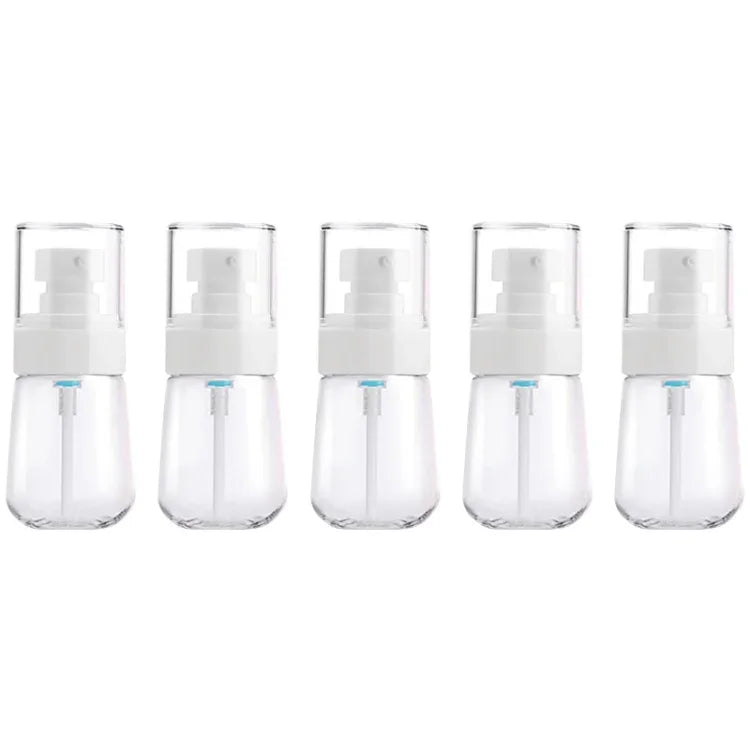 5 flacons de voyage en plastique étanches, accessoires de voyage portables, petits contenants, 30 ml