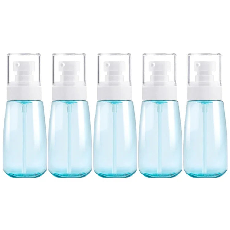 5 bouteilles de voyage en plastique anti-fuite, accessoires de voyage portables, petits contenants, 60 ml, 60 ml