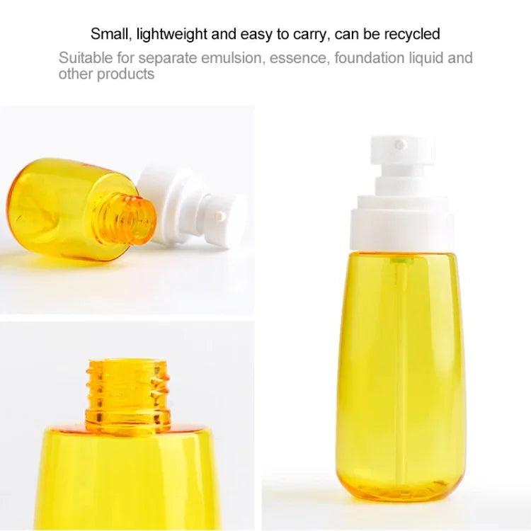 5 bouteilles de voyage en plastique anti-fuite, accessoires de voyage portables, petits contenants, 60 ml, 60 ml