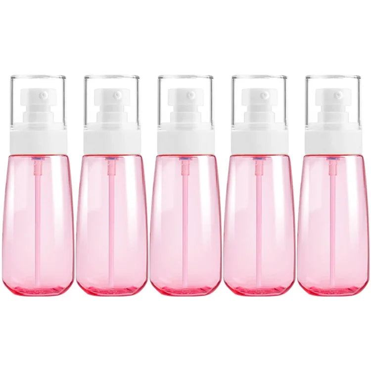 Lot de 5 flacons de voyage en plastique anti-fuite, accessoires de voyage portables, petits contenants, 100 ml