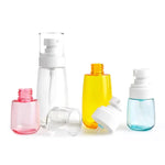 Lot de 5 flacons de voyage en plastique anti-fuite, accessoires de voyage portables, petits contenants, 100 ml