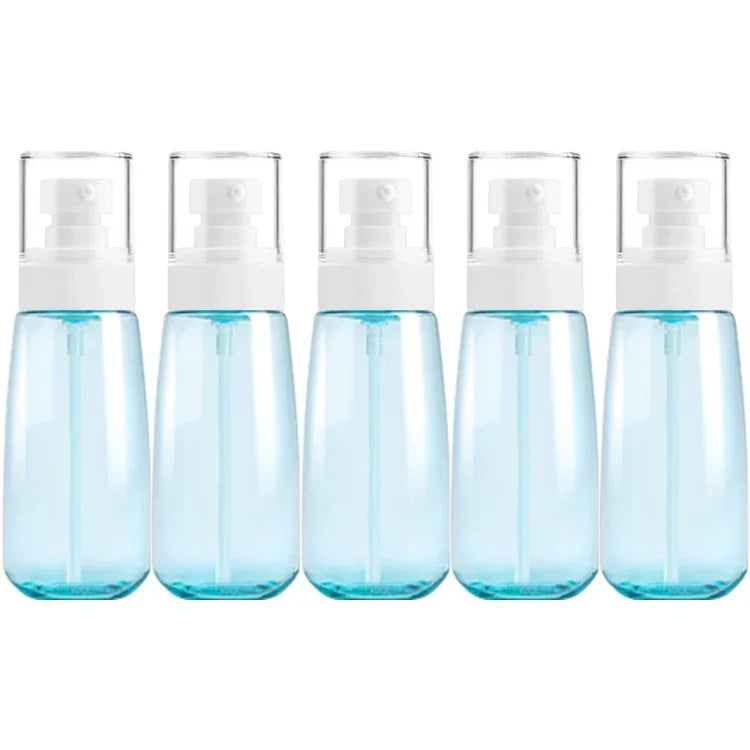 Lot de 5 flacons de voyage en plastique anti-fuite, accessoires de voyage portables, petits contenants, 100 ml