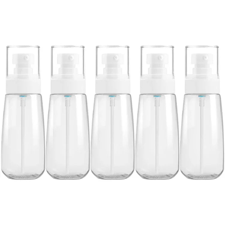 Lot de 5 flacons de voyage en plastique anti-fuite, accessoires de voyage portables, petits contenants, 100 ml