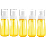 Lot de 5 flacons de voyage en plastique anti-fuite, accessoires de voyage portables, petits contenants, 100 ml