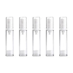 5 flacons pulvérisateurs portables sans air à pompe, pour parfum, contenance 10 ml
