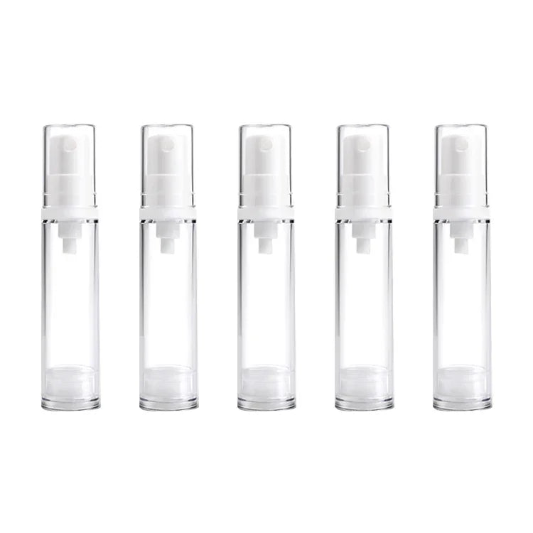 5 flacons pulvérisateurs portables sans air à pompe, pour parfum, contenance 10 ml