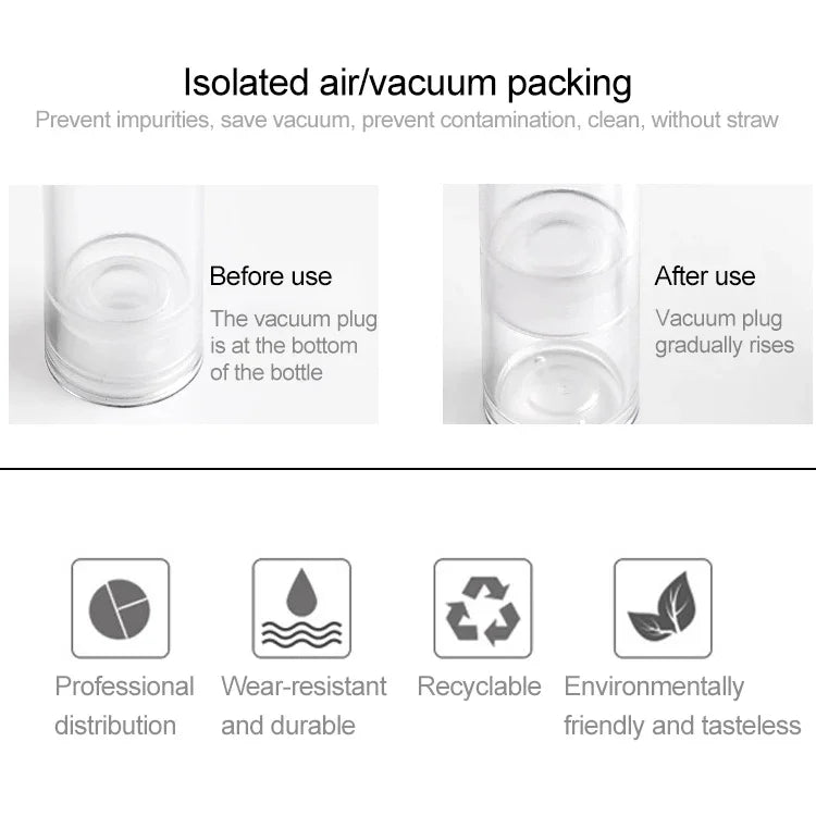 5 flacons pulvérisateurs portables sans air à pompe, pour parfum, contenance 10 ml