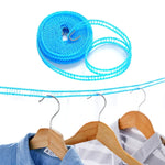 Cordes à Linge Anti-Vent pour Usage Extérieur Intérieur Maison Voyage Camping Séchage de Linge, Longueur : 5m, 1333 Longueur : 5m