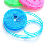 Cordes à Linge Anti-Vent pour Usage Extérieur Intérieur Maison Voyage Camping Séchage de Linge, Longueur : 5m, 1333 Longueur : 5m