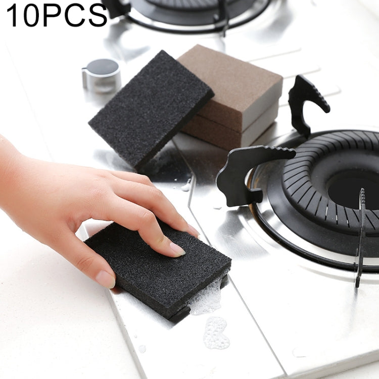 Éponge de nettoyage en émeri pour la cuisine, 10 pièces, outil d'élimination des taches de rouille tenaces, éponge anti-taches