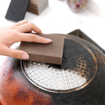 Éponge de nettoyage en émeri pour la cuisine, outil d'élimination des taches de rouille et de la saleté, 10x7x2,5cm