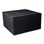Housse de protection anti-UV, imperméable et anti-poussière en tissu Oxford 210D pour table pliante et chaises, Housse de protection pour mobilier d'extérieur, Taille : 213*132*74cm (Noir), Taille : 213*132*74cm